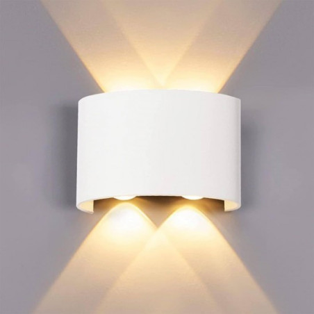 APLICA LED PERETE LUMARO 4W 400LM 3000K ALBA 120*78*40MM