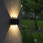 APLICA LED PERETE LUMARO 6W 420LM 3000K NEGRU 168*78*42MM