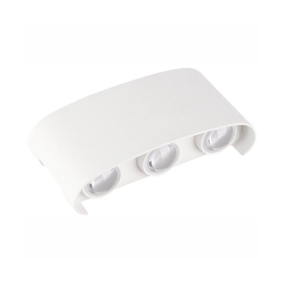APLICA LED PERETE LUMARO 6W 600LM 3000K ALB 168*78*42MM