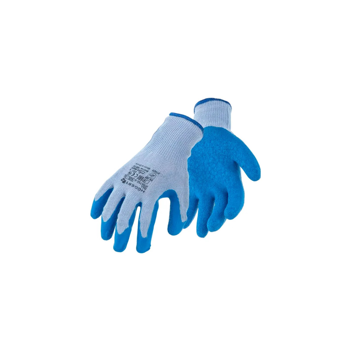Mănuși DILL cu înveliș din latex gri/albastru . marimea 10,11