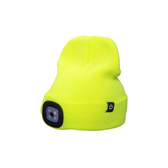 Căciulă de iarnă OTTO cu lumină LED galbenă uni
