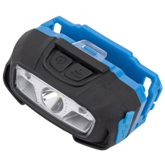 Lanternă frontală LED cu 6 funcții USB HÖGERT HT1E421 și senzor de mișcare