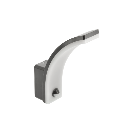 Corp de iluminat LED pentru fațadă NICE cu senzor de mișcare, 20 W, 1900 lm, 4000K, IP65, funcție coridor, negru