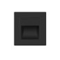 SPOT LED PERETE NEGRU 1W 3000K IP20 86*90*30MM