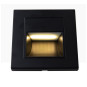 SPOT LED PERETE NEGRU 1W 3000K IP20 86*90*30MM