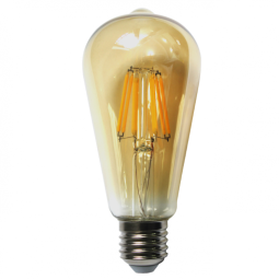 Bec LED Filament Amber E27/4W/2500K ST64