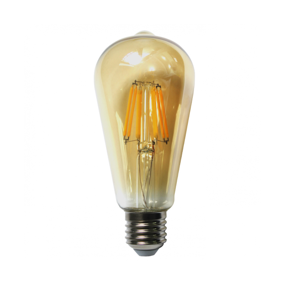 Bec LED Filament Amber E27/4W/2500K ST64