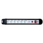 Prelungitor cu protectie 3 metri 6 prize schuko cu reset & led & switch cablu 3x1,5mm