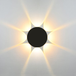 Aplica De Perete Meteor 8W, 3000k, Lumina Calda IP65