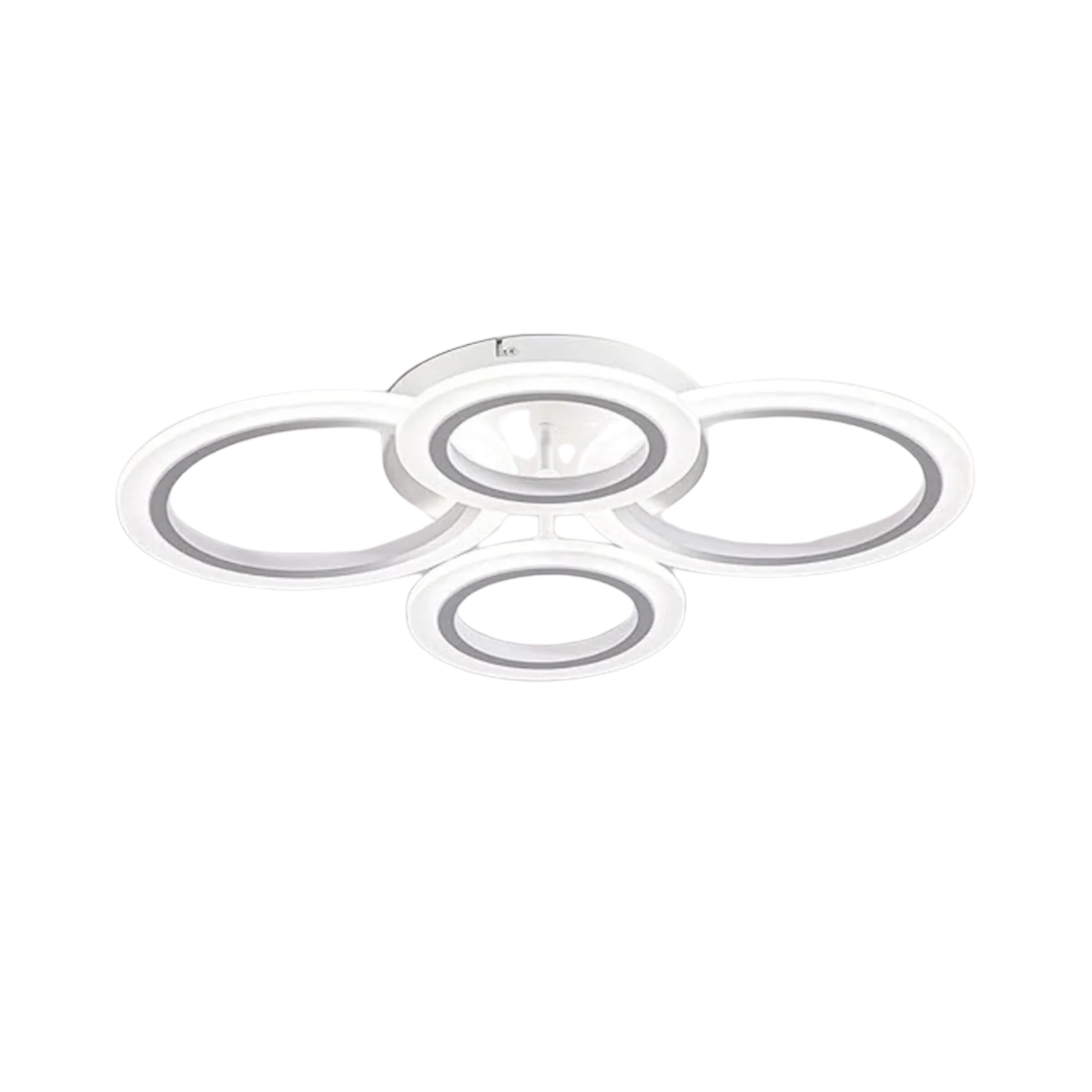 LUSTRA LED CERCURI 56W CU 4 BRATE 3 CULORI+IR 580mm x 90mm
