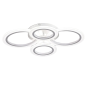 LUSTRA LED CERCURI 56W CU 4 BRATE 3 CULORI+IR 580mm x 90mm