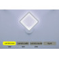APLICA PERETE HEBE AJUSTABILA 20W/1600LM/3000K/4000K/6500K