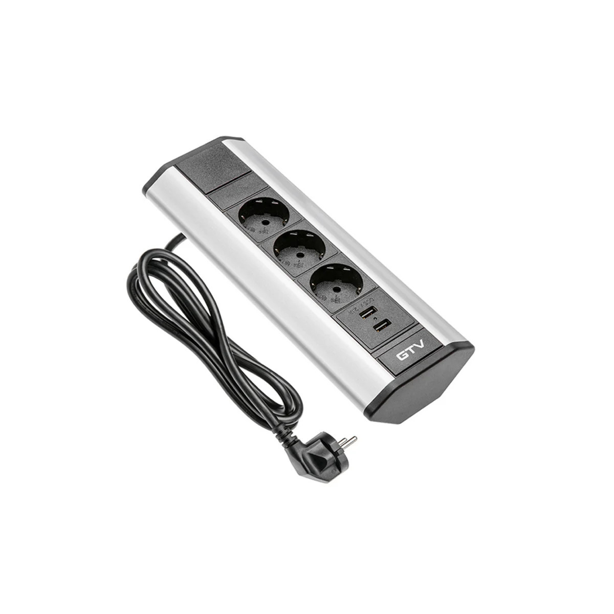 Prelungitor 3 prize, 1.5 metri +2 USB 2.1A,