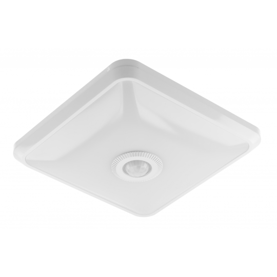 Plafoniera ITALIA LED, patrata, cu senzor de miscare,12W,900lm,IP20,AC220-240V,50/60Hz,360°,4000K
