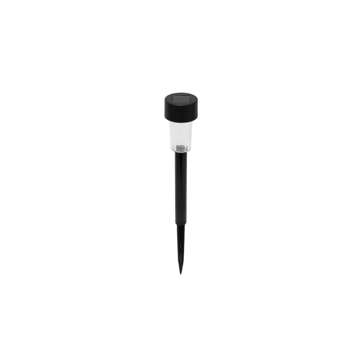 Lumină solară de grădină, plastic negru