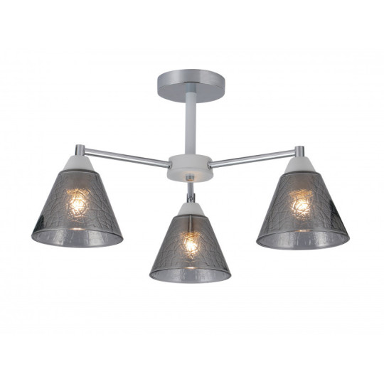 LUSTRA 74571/3 E27 Silver Unique