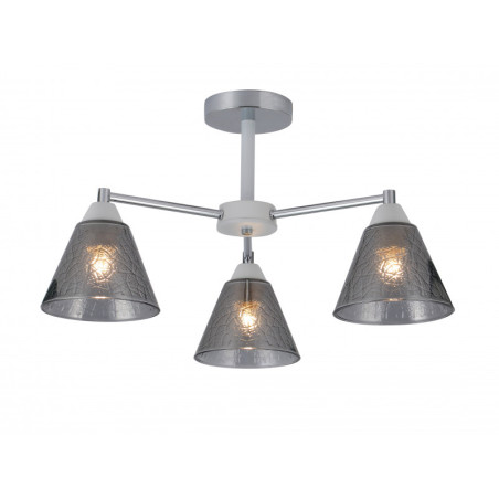 LUSTRA 74571/3 E27 Silver Unique