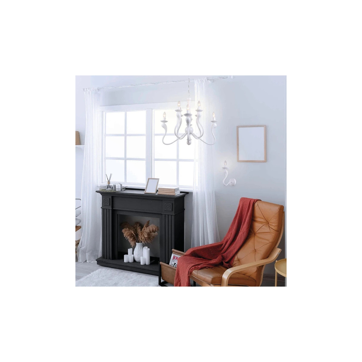 Aplică IMPRESS AP1, KL101012, 1xE14, alb