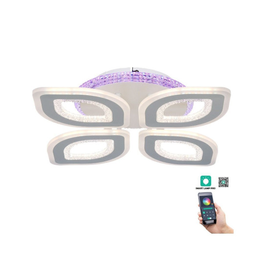 Plafonieră LED DORIS PL2+2, KL151071, 94W, 3000-6500K, alb . 5 ANI GARaNTIE!!!