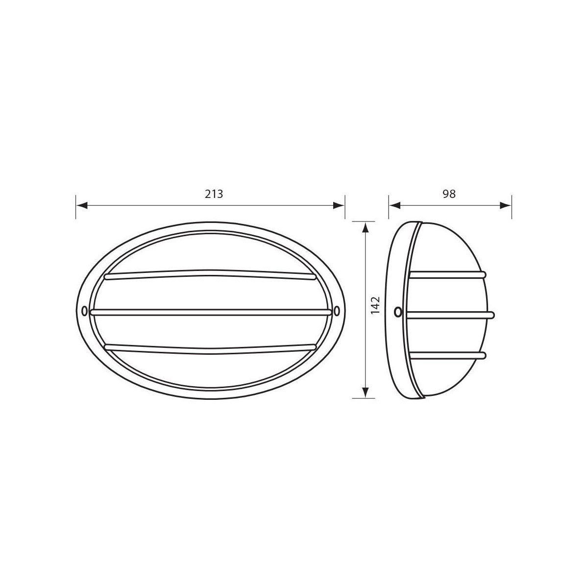 Aplica LED Petra E27 bronz antic, Vivalux