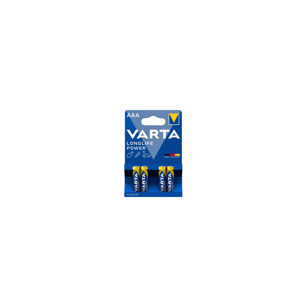 Baterii alcaline VARTA LongLife Power LR3/AAA,