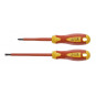 Set de șurubelnițe izolate din 2 piese, 1000 V, oțel S2