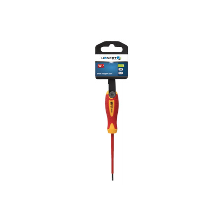 Surubelnita electrician dreapta izolata 4×100 mm HOEGERT testata VDE 1000V otel S2