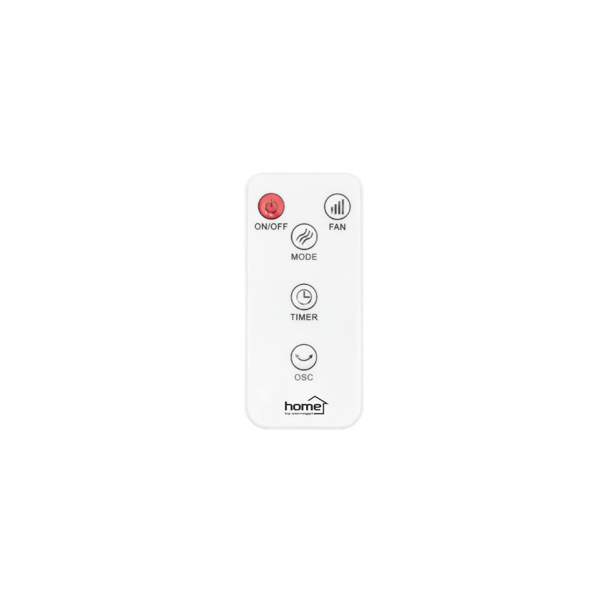 Ventilator tip stalp cu telecomanda, alb, 78 cm, 45 W