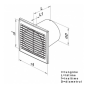 Ventilator diam 125mm 125S Vents