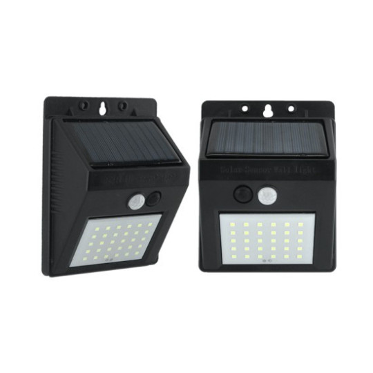 Aplica cu senzor si panou solar 5.5V/0.55W ~10W