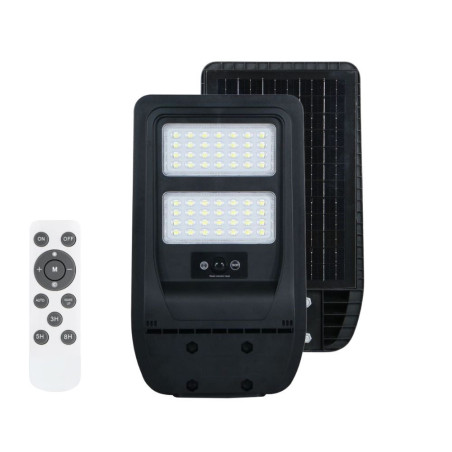 Corp Stradal cu sensor de miscare,panou solar monocristalin integrat si telecomanda - 60W/6500k