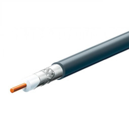 Cablu coaxial  negru trishield  rola de 305m