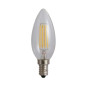 Bec Filament Lumanare E14, 4W  45W, 3000K, lumina calda