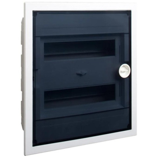 Cofret de distributie din plastic,Noark 101531 PXF 36T, usa plata trasparenta, montare incastrata , IP40, 3 randuri