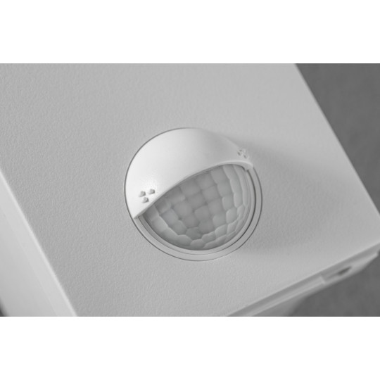 Corp de iluminat LED pentru fațadă PARIS cu senzor de mișcare, 10 W, 900 lm, 4000K, IP54, alb