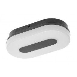 Corp de iluminat pe perete LED TWIST 10W 750LM 4000K oval negru LD-TWI10WOW-40 IP65