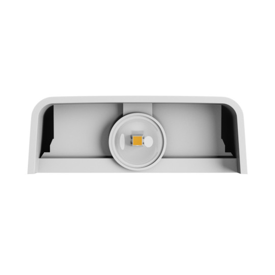 Lampă de perete exterioară Lunarix 1 albă IP54