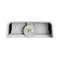 Lampă de perete exterioară Lunarix 1 albă IP54