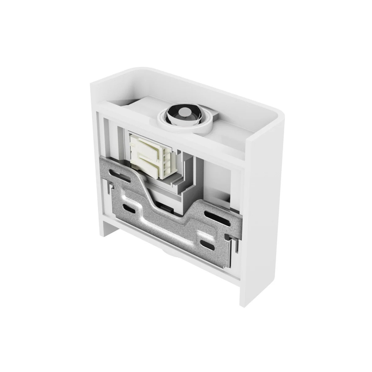 Lampă de perete exterioară Lunarix 1 albă IP54