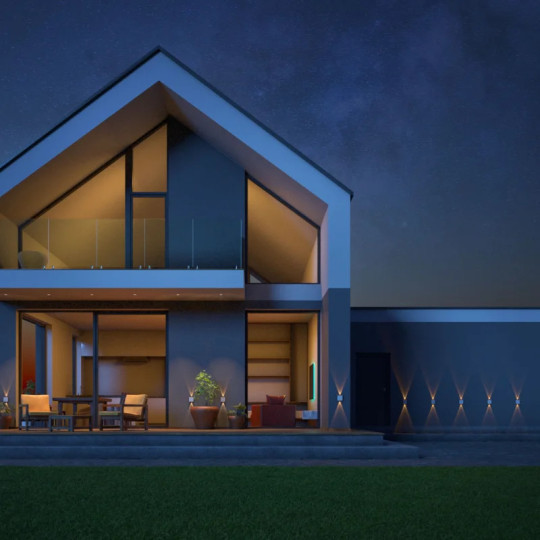 Corp exterior aparent arhitectural/ grădină LUNARIX CCT 2W IP54