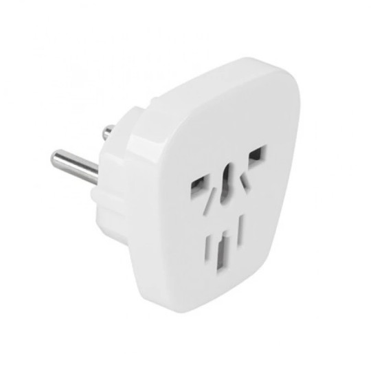 Adaptor universal UK, USA la Europa Alb, ZLA0567F