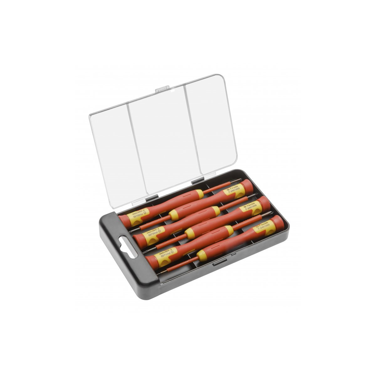 Set de șurubelnițe de precizie izolate, 6 piese, 1000 V, oțel CrMo