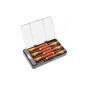 Set de șurubelnițe de precizie izolate, 6 piese, 1000 V, oțel CrMo