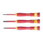 Set de șurubelnițe de precizie izolate, 6 piese, 1000 V, oțel CrMo