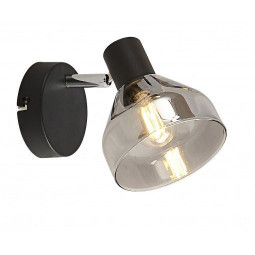 Aplica Klausen, INTIM AP1, Negru/Crom, KL161004, IP20, E14, 1 x 7 W