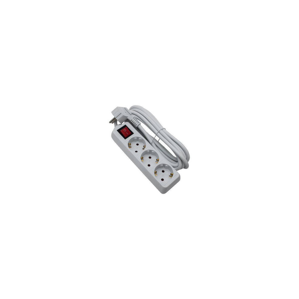 Prelungitor Strohm, Fara Intrerupator, 3 Prize, 3 m, 3680 W, Alb